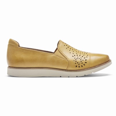Rockport Cobb Hill Laci Twin-Gore Freizeitschuhe Damen Gelb RHP-062978
